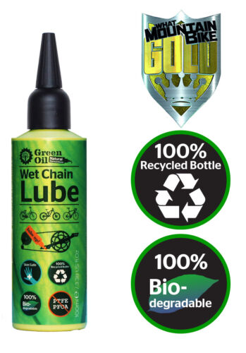 Green oil wet bike - wet, lube